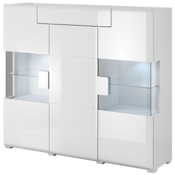 Komoda DELTO TL46 biały / biały połysk